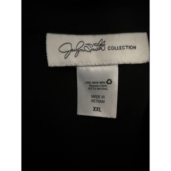 Jaclyn Smith Collection Women Long Sleeve Gold Button Down Black Shirt Size XXL - Picture 2 of 8